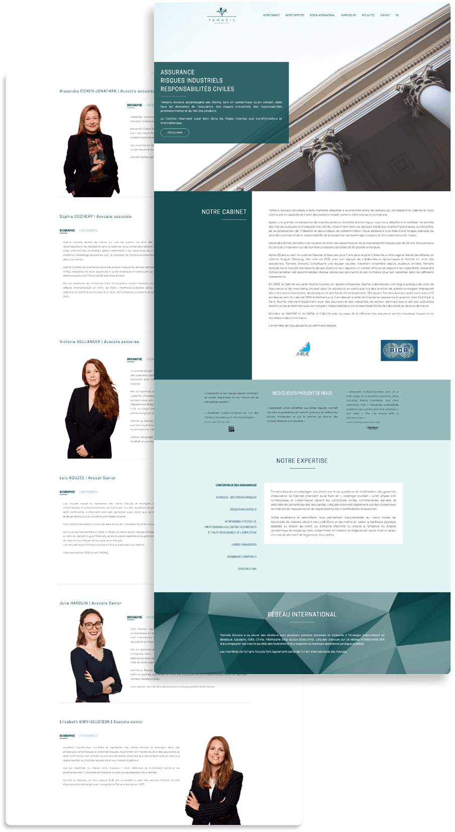site internet tamaris avocats